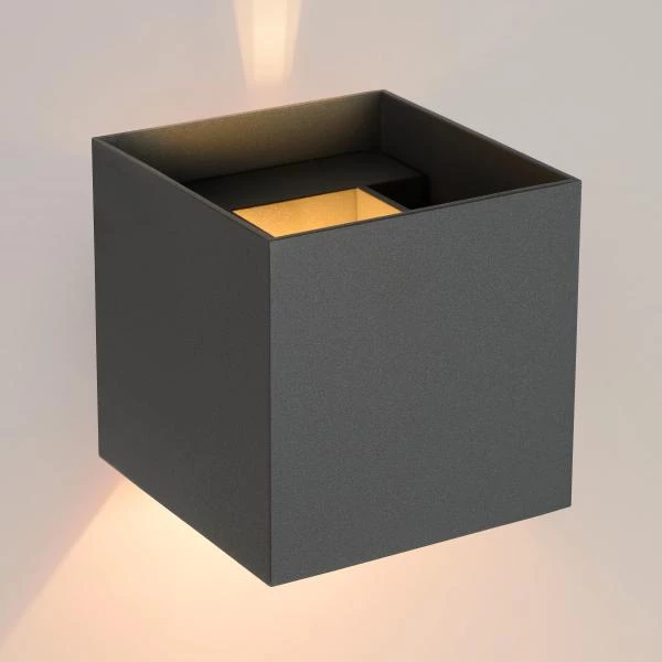 Lucide XIO - Wandlamp - LED Dimb. - G9 - 1x4W 2700K - Verstelbare stralingshoek - Grijs - detail 1